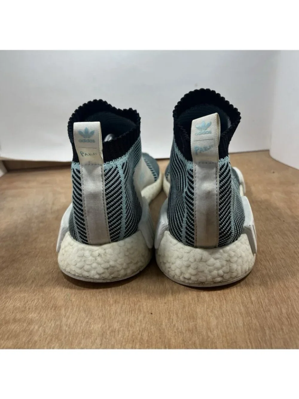 Adidas Parley X NMD CS1 Men's Size 12 Blue Spirit Sneakers Shoes AC8597